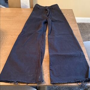 Zara Black Wide Leg Jeans